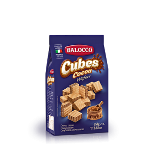Balocco Cubes Cocoa Wafers 250g.